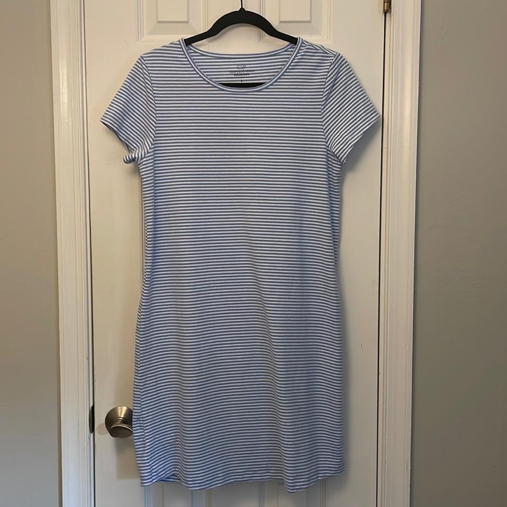 Vineyard Vines Edgartown Madaket Striped T-Shirt Dress